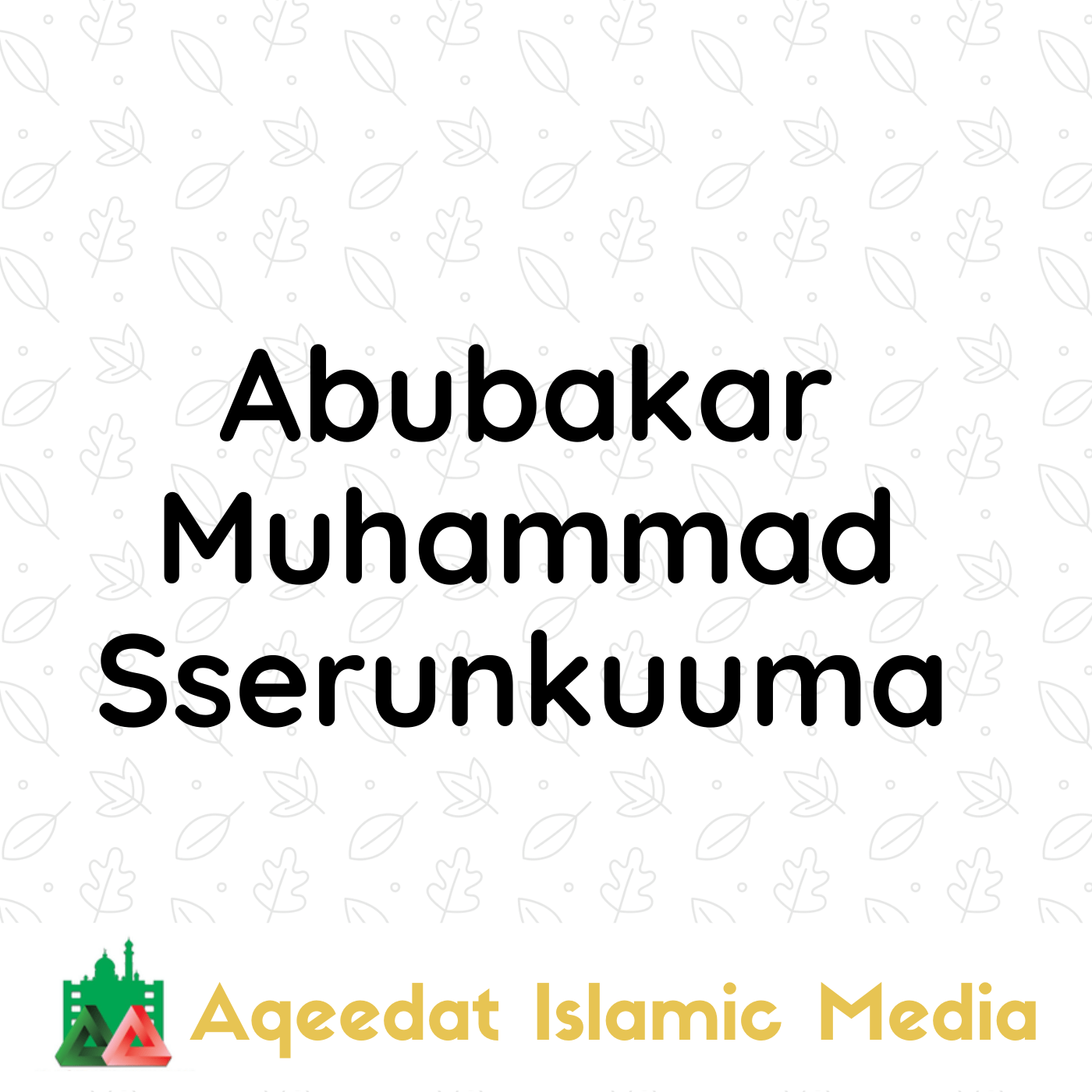  Abubakar Muhammad Sserunkuuma