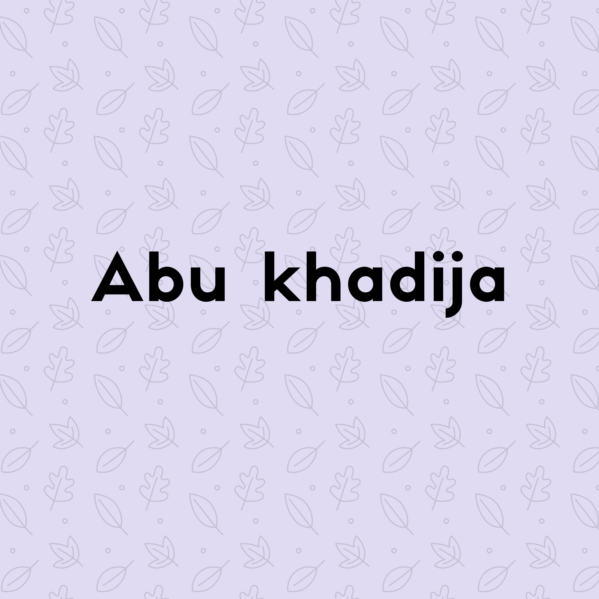  Abu Khadija