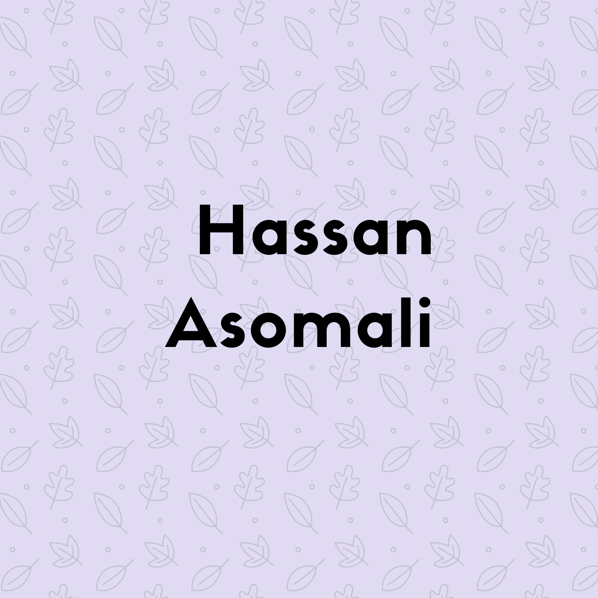  Hassan Asomali
