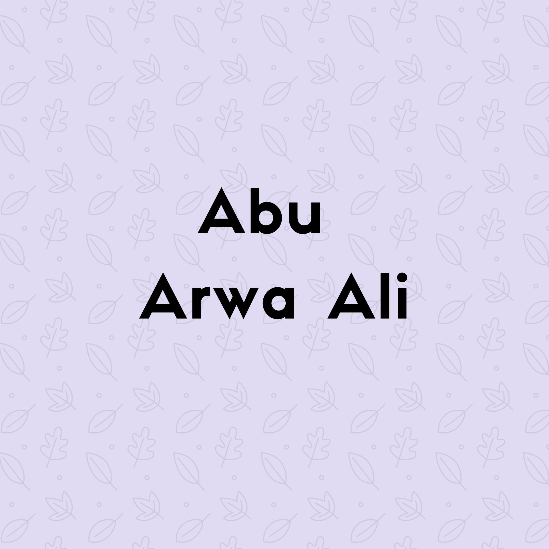  Abu  Arwa Ali